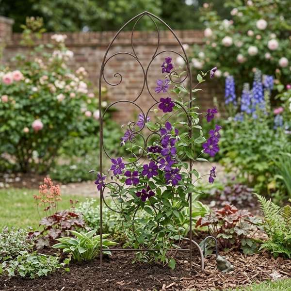 Gerades Rankgitter Sevilla ca. 140 cm - Gartendekoration